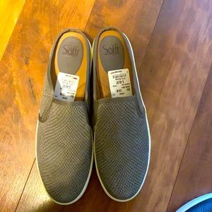 Brand new size 12 soft brand slip ons